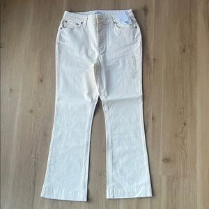Women's Cream kick flare Jeans